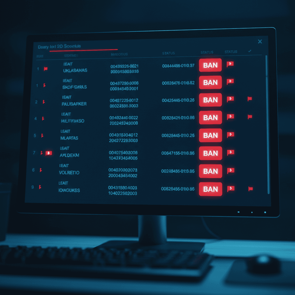 Global flagged user feed