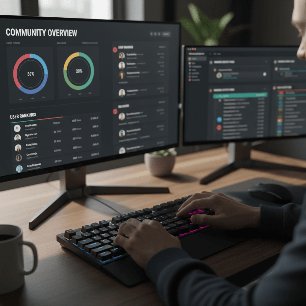 Discord moderation interface with flagged user entries and ban list details